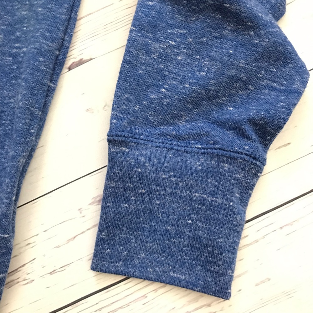 Heather Blue Nike Knit Sweat Shirts - Picture 3 of 7
